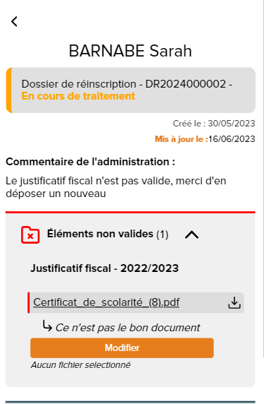 dossier